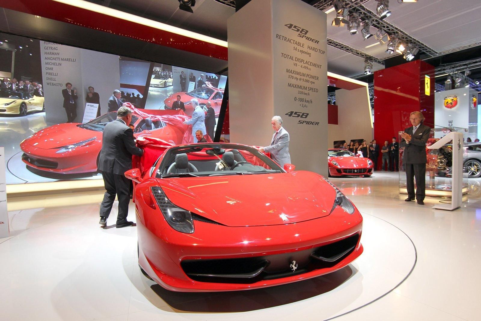 Ferrari 458 Spider Frankfurt