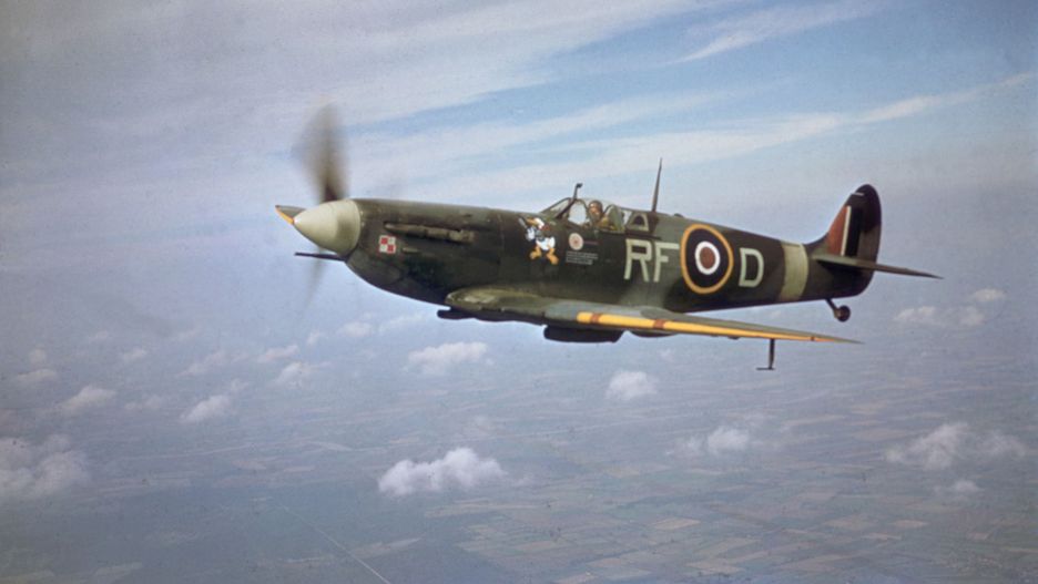 Spitfire, którym latał jeden z polskich pilotów, Jan Zumbach
