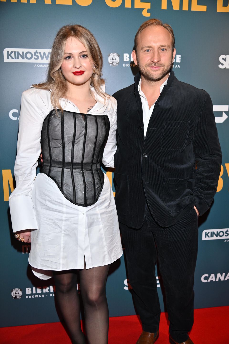 Borys Szyc z córką Sonią