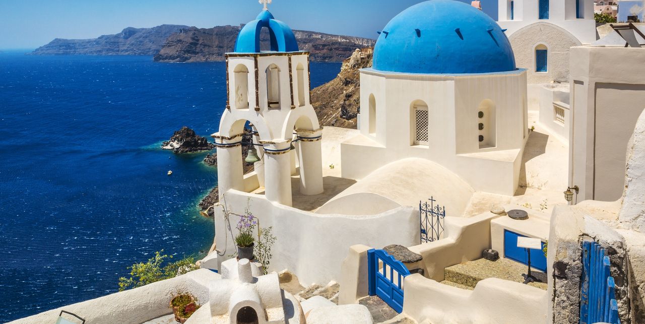 Grecja. Zachód słońca i Złoty Świt