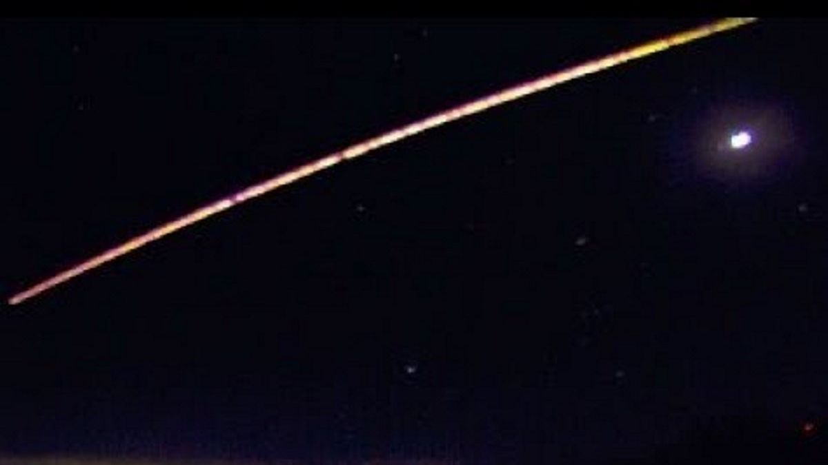 Kula ognia zaskoczyła mieszkańców Hiszpanii