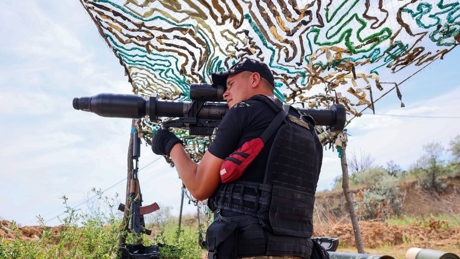 granatnik Panzerfaust 3 Ukraina wojna w ukrainie
