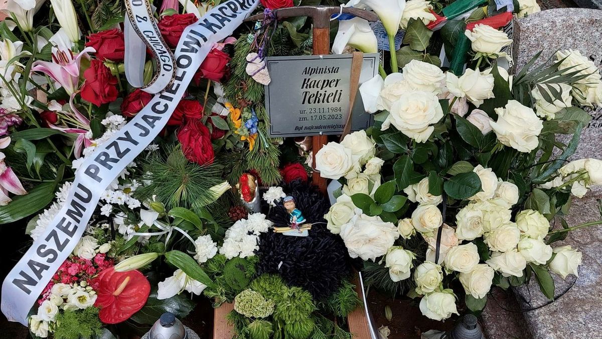 Tak wygląda miejsce pochówku Kacpra Tekielego 