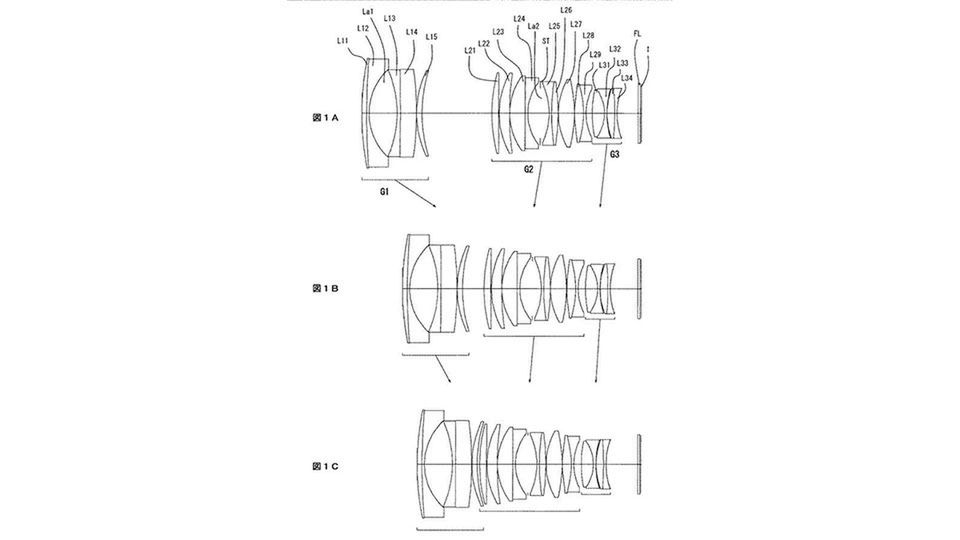 Patent Nikona na obiektyw