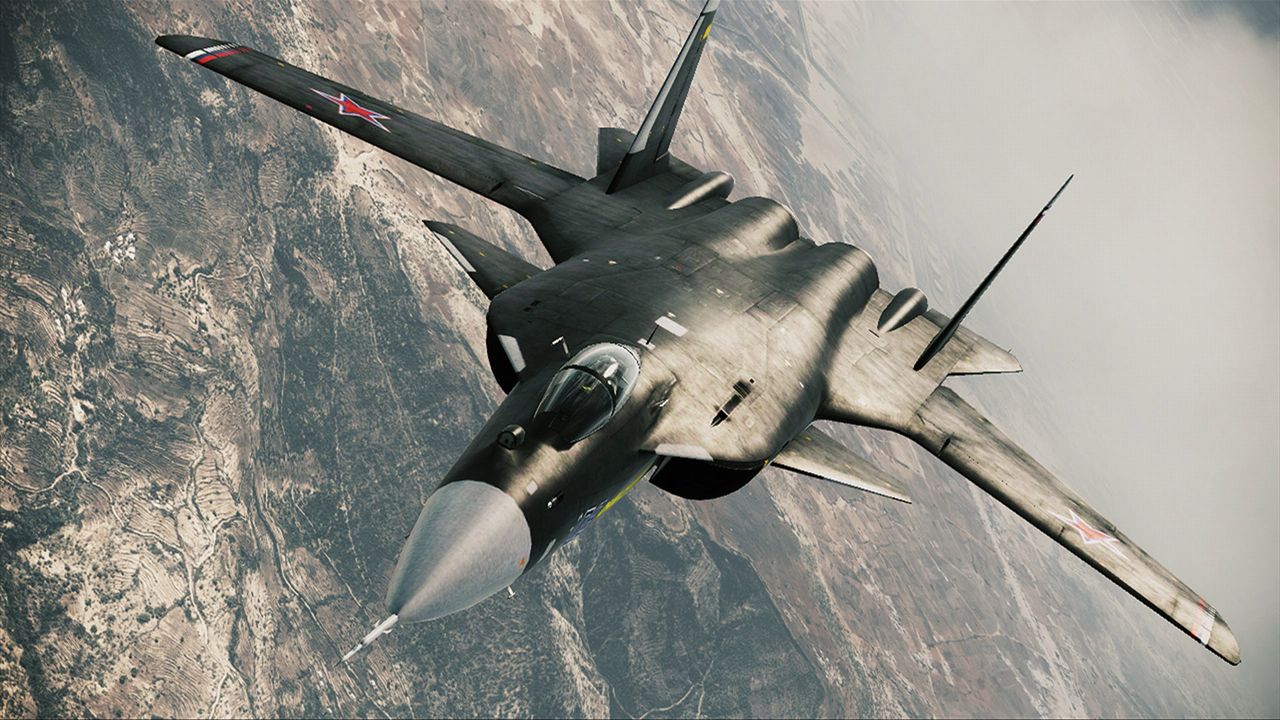 Eksperymentalny, rosyjski Su-47 (wizualizacja)