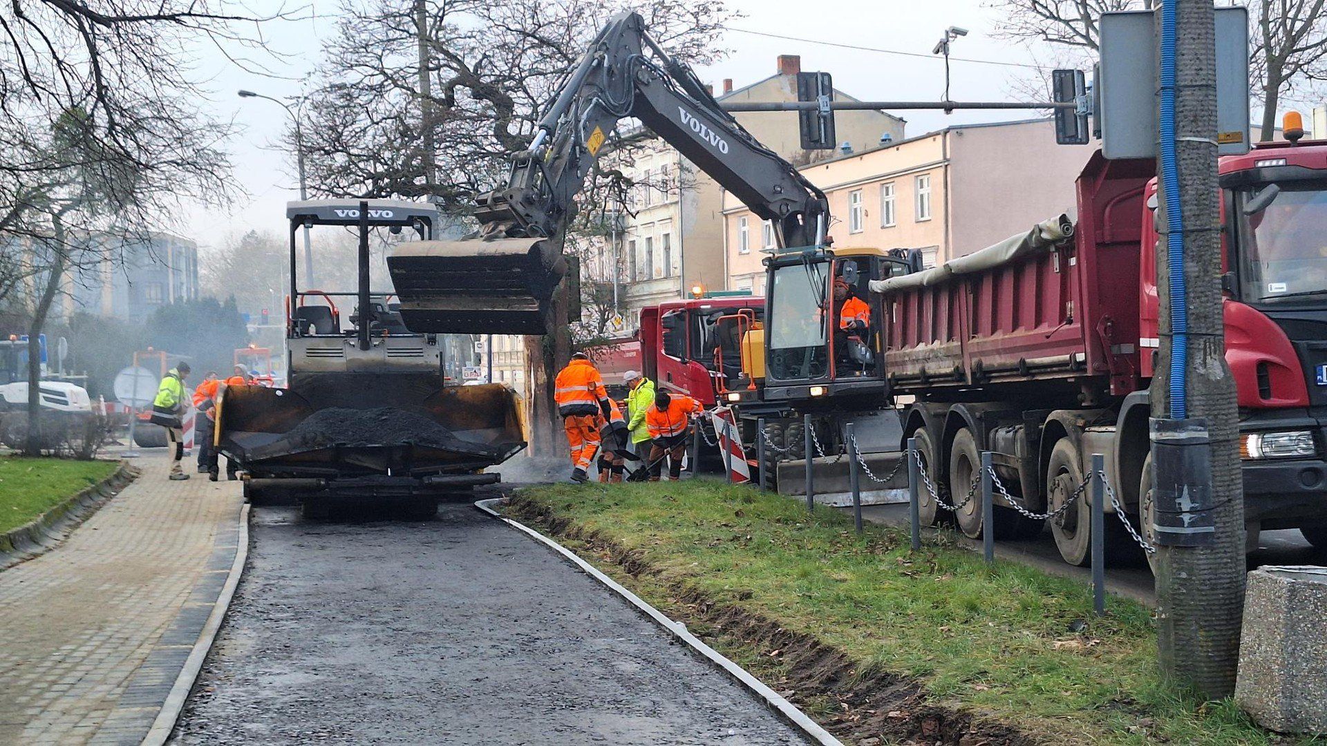 Budowa ścieżki rowerowej wzdłuż ul. Jagiełły w Gorzowie