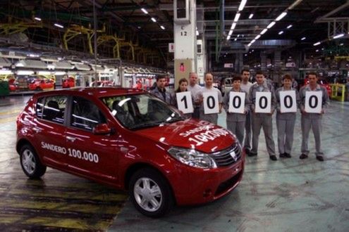 Dacia Sandero o numerze 100.000