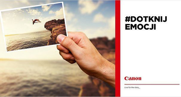 Canon promuje z influencerami drukowane fotografie hasłem #dotknijemocji