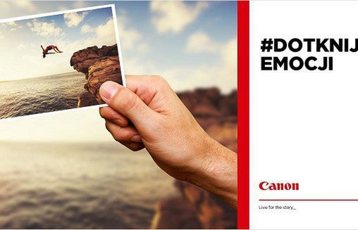 Canon promuje z influencerami drukowane fotografie hasłem #dotknijemocji
