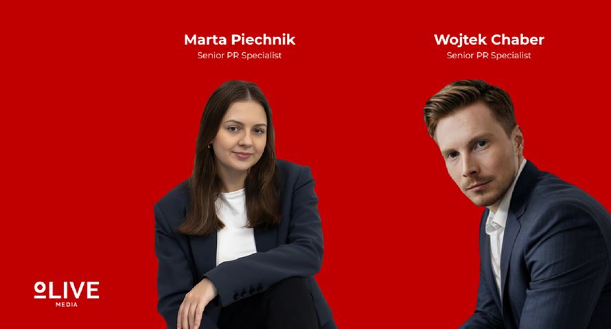 Wojtek Chaber i Marta Piechnik dołączyli do oLIVE media