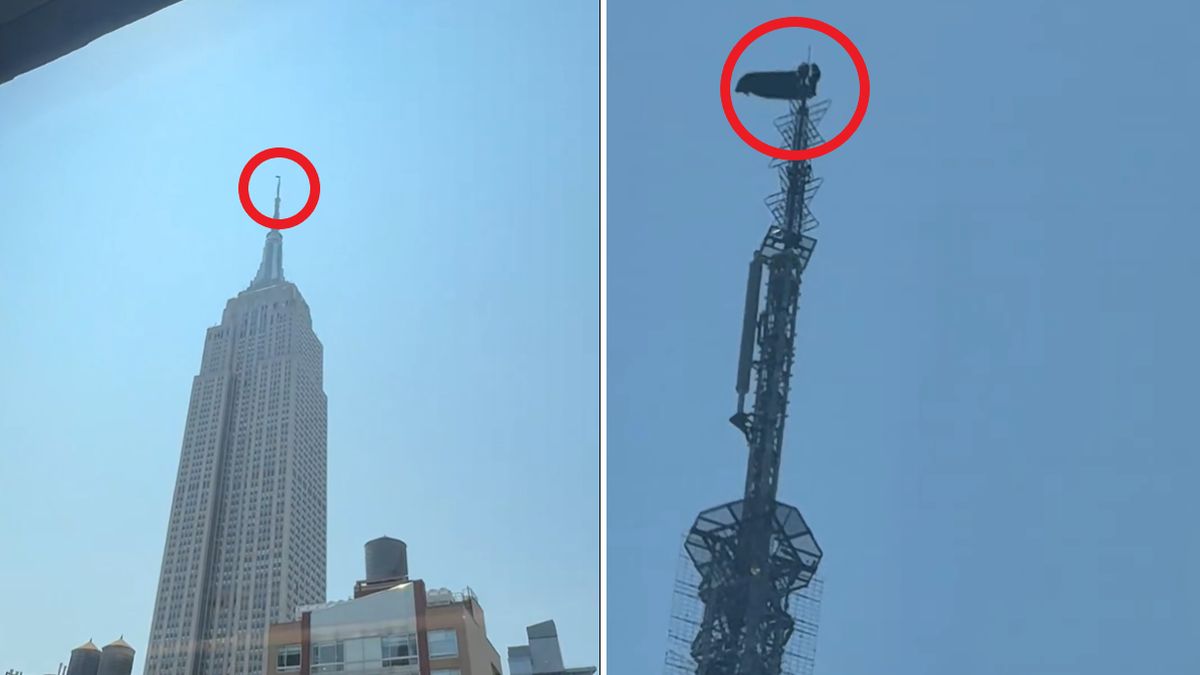 Para wspięła się na szczyt Empire State Building