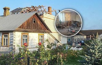 Zniszczony dom w Wyrykach. Wiceszef MON mówi o decyzji rodziny