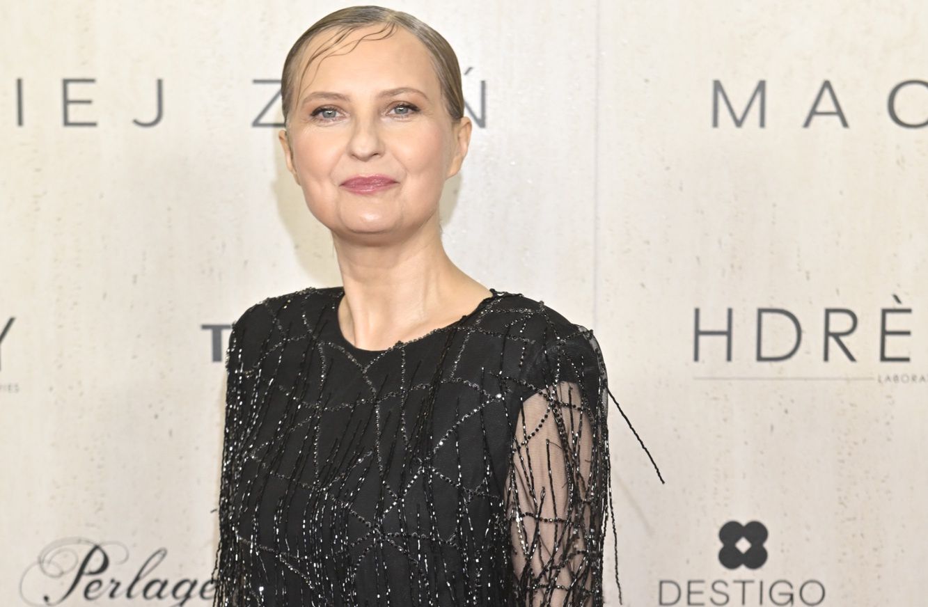 Izabela Kuna na pokazie Macieja Zienia
