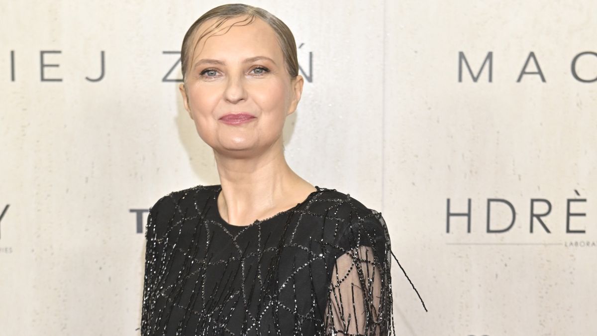 Izabela Kuna na pokazie Macieja Zienia