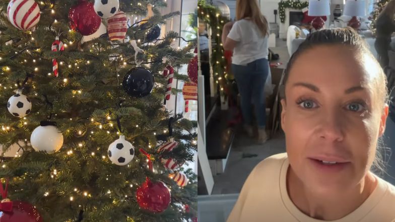 Małgorzata Rozenek rozpoczyna dekorowanie willi na święta