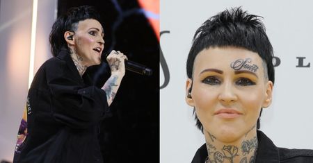 Rockowa Agnieszka Chylińska prezentuje nowy TATUAŻ NA TWARZY podczas Top Of The Top Sopot Festival (ZDJĘCIA)