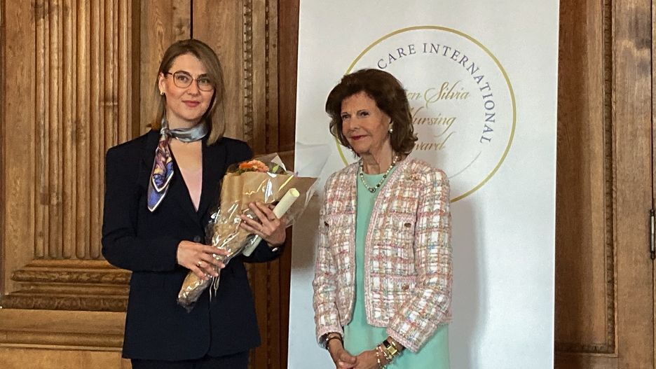 Aleksandra Kobza odebrała dyplom z rąk Królowej Sylwii