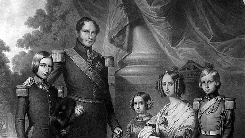 Charlotta z rodzicami i rodzeństwem
