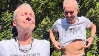 70-letni Bogusław Linda pokazuje GOŁĄ KLATĘ w obronie demokracji: "Wolność nie ma ceny" (WIDEO)