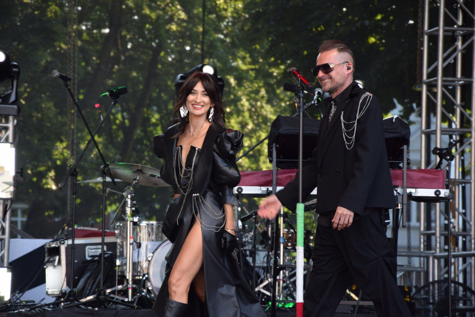 Koncert na włoską nujte podczas Jarmarku św. Jakuba w Lęborku