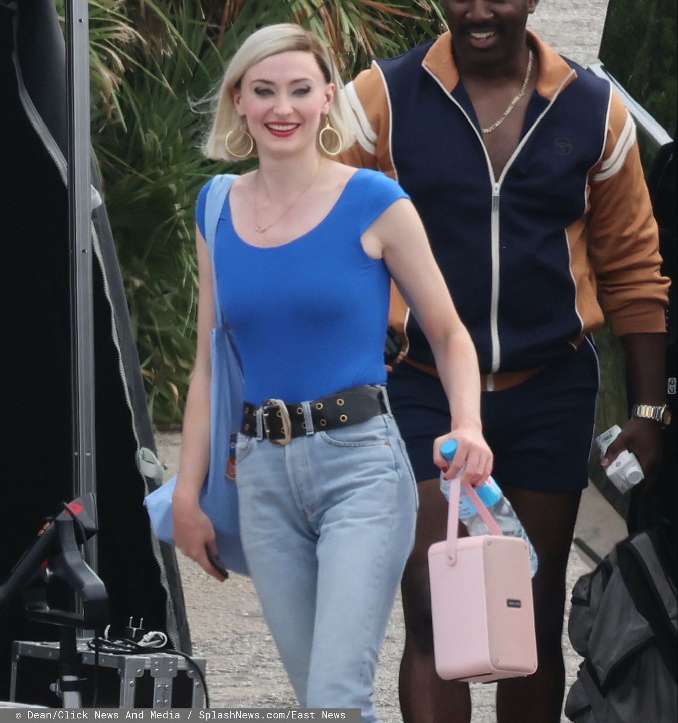 Sophie Turner na planie "Joan"