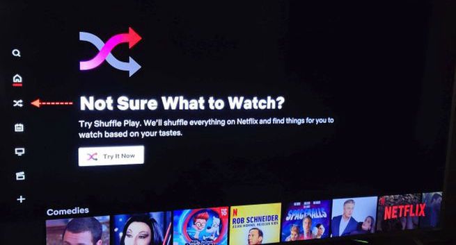 Netflix wprowadzi globalnie funkcję losowego odtwarzania. Trwają testy na Smart TV