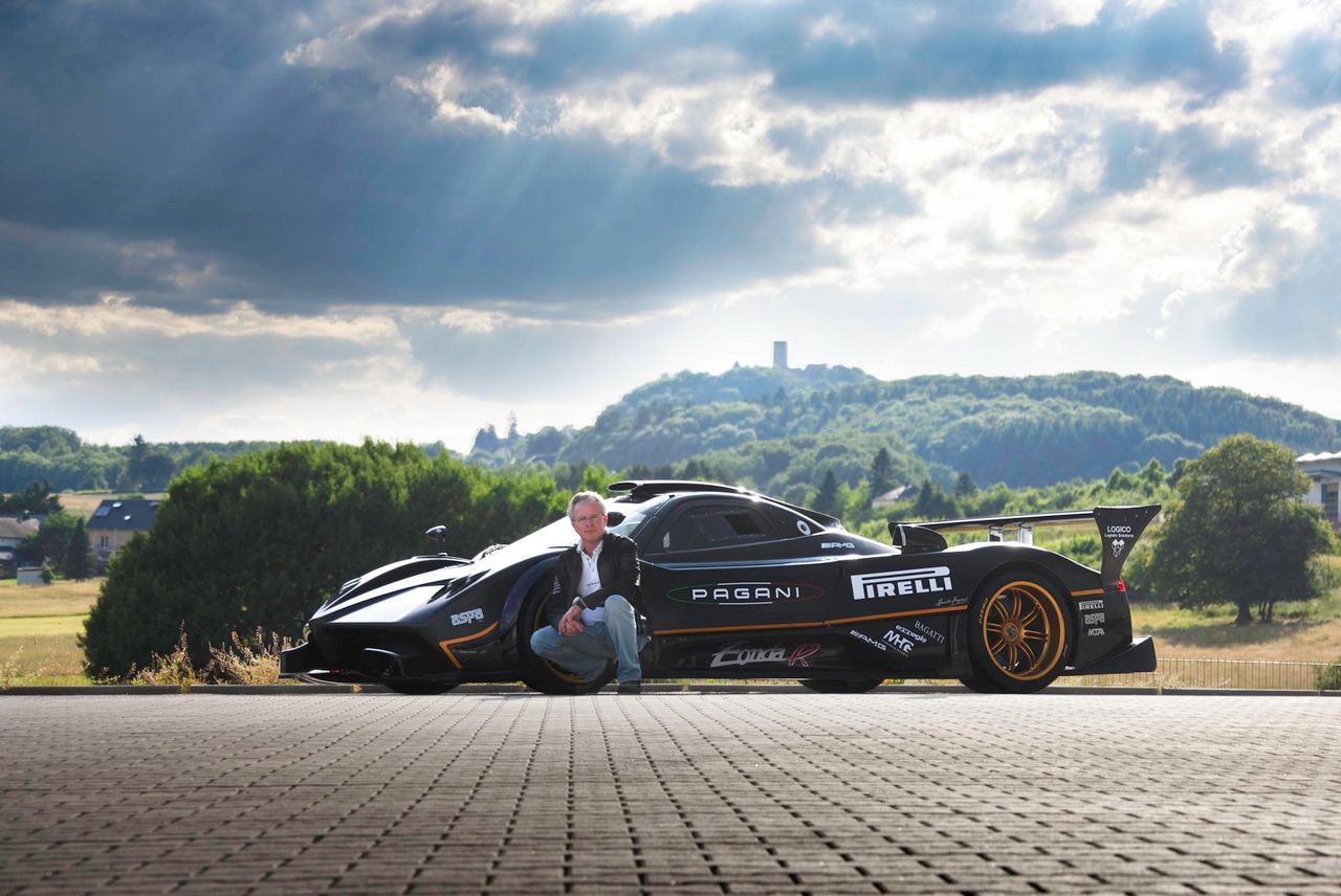 Horacio Pagani i Pagani Zonda R, rok 2010