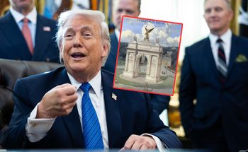 Trump chce łuk triumfalny. Pokazał wizualizację