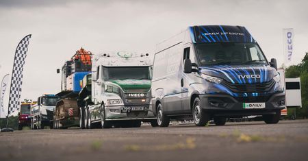 Iveco eDaily potrafi nieźle pociągnąć. Samochód pobił rekord Guinnessa