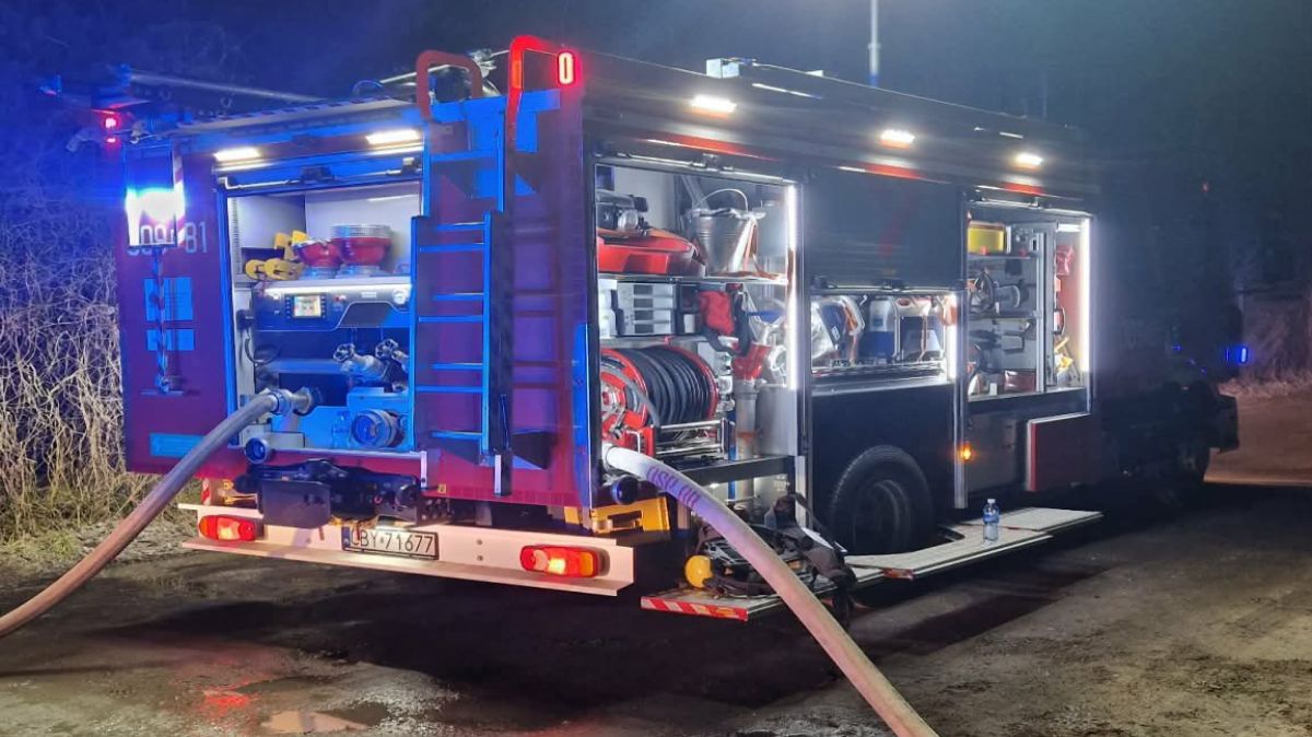 Pożar w domku letniskowym. Jest ofiara śmiertelna