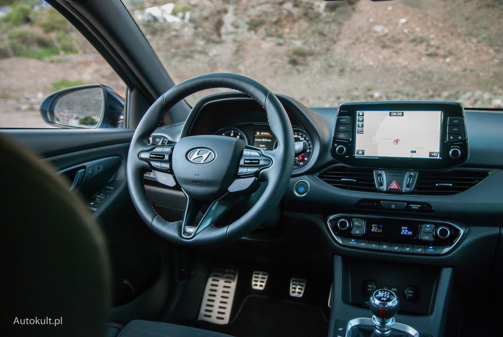 Hyundai i30 Fastback N - wnętrze
