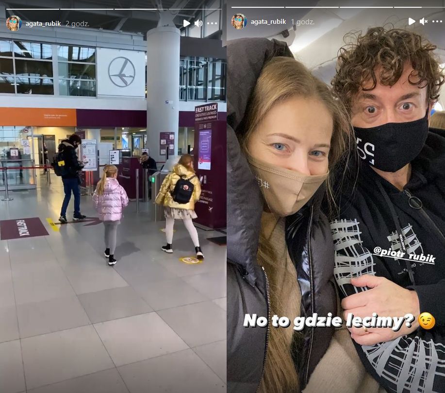 Agata i Piotr Rubikowie jednak wylatują z Polski na święta