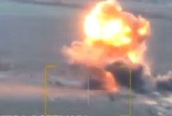 Rosjanie wpadli w pułapkę. Mina rozerwała T-80 na kawałki