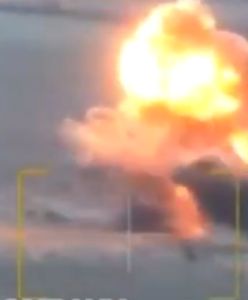 Rosjanie wpadli w pułapkę. Mina rozerwała T-80 na kawałki