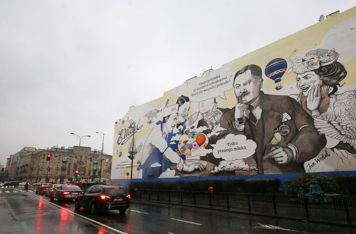 Na Pradze pojawił się mural. Zdaniem konserwatora zabytków - nielegalnie