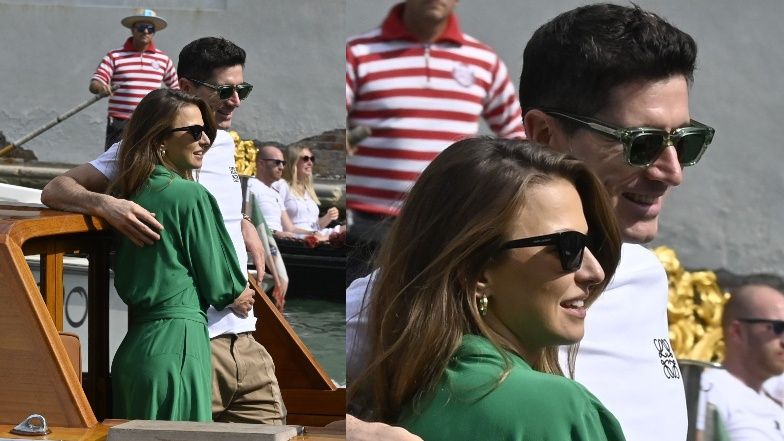 Anna Lewandowska i Robert Lewandowski NAMIĘTNIE CAŁUJĄ SIĘ na randce w Wenecji