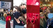 Gwiazdy protestują na ulicach Warszawy przeciwko decyzji TK ws. aborcji: Maja Ostaszewska, Jessica Mercedes, Borys Szyc (ZDJĘCIA)