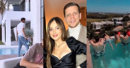 Marina Łuczenko już CELEBRUJE ze znajomymi zakup hiszpańskiej posiadłości. Basen i wnętrze robią wrażenie (ZDJĘCIA)