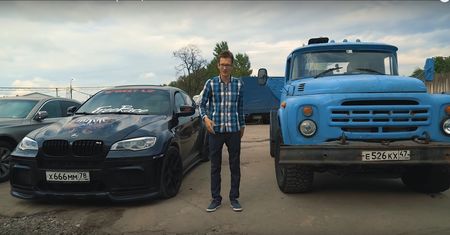 Ził 130 z silnikiem z BMW X5 M. Takie auto mogło powstać tylko w Rosji