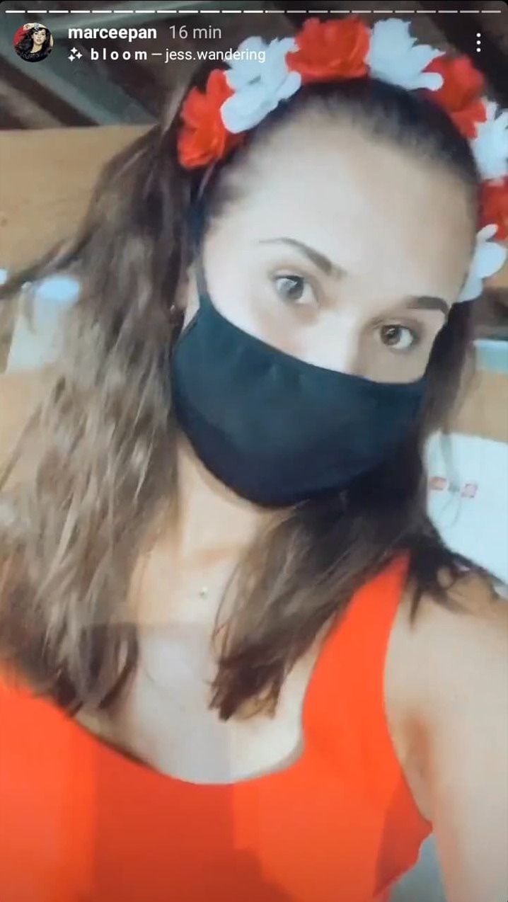 Marcelina Ziętek kibicuje Piotrowi Żyle podczas zawodów