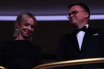 Urszula Brzezińska-Hołownia na gali Konkursu Chopinowskiego. Klasa sama w sobie
