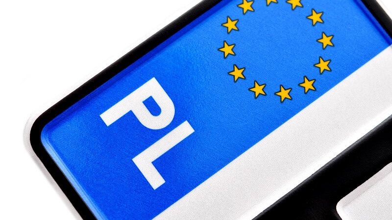 Tablica rejestracyjna Polska