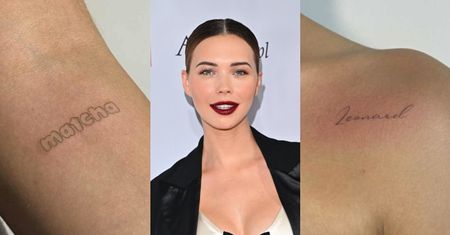 Sandra Kubicka chwali się nowymi tatuażami. Na obojczyku wydziarała sobie "Leonarda", a na przedramieniu... "MATCHĘ". Pomysłowo?