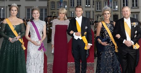 Ceremonia abdykacji Wielkiego Księcia Luksemburga Henryka. Brigitte i Emmanuel Macronowie bawili się z europejskimi royalsami