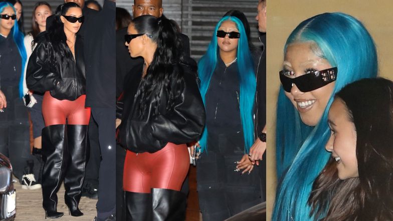 Kim Kardashian i North West sfotografowane w Malibu