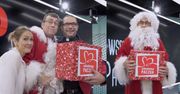 Maciej Orłoś jako "Święty Mikołaj" wspiera Szlachetną Paczkę