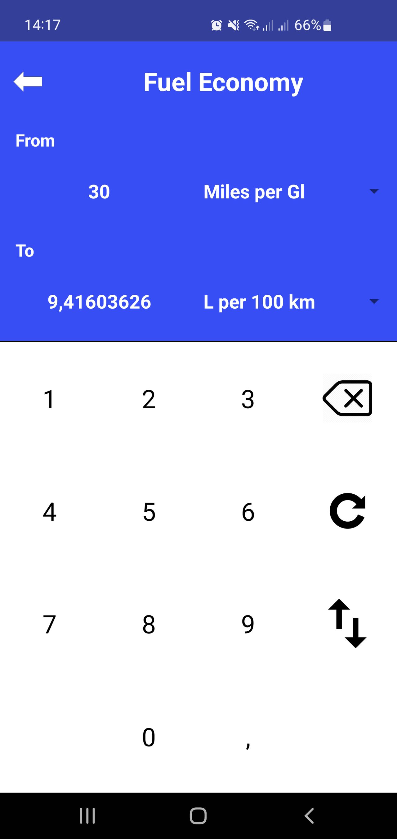 Aplikacja Unit Converter Pro