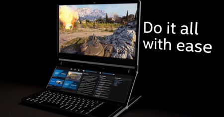Intel Honeycomb Glacier. Koncepcyjny notebook z dwoma ekranami