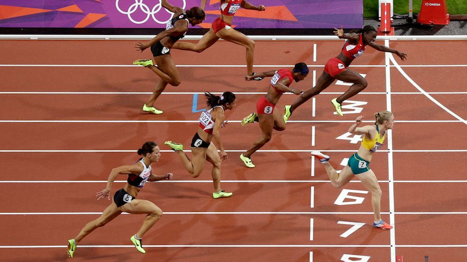 Dlaczego tak wielu olimpijczyków nosi jaskrawozielone buty?
