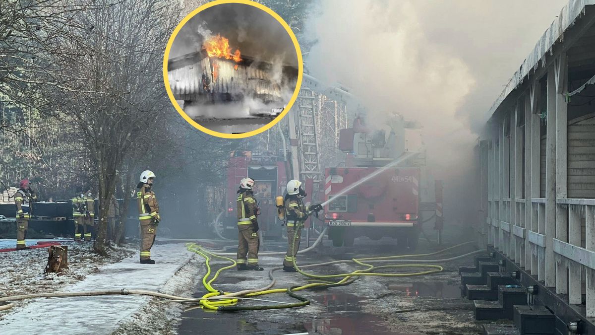 Pożar w Pogorzelicy 